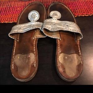 Women’s Silver Jack Rogers Sandals